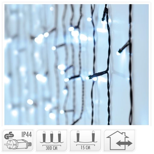 Jégcsap 90 LED-es adapteres hideg