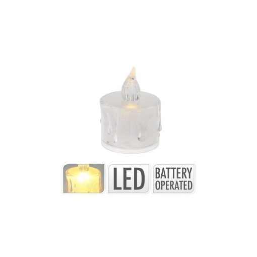 Gyertya LED-es 3,6x5cm elemes (elemmel)